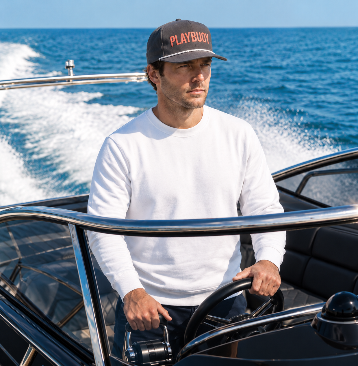 Playbuoy Boat Hat Playbuoy boat hat — lifestyle photo