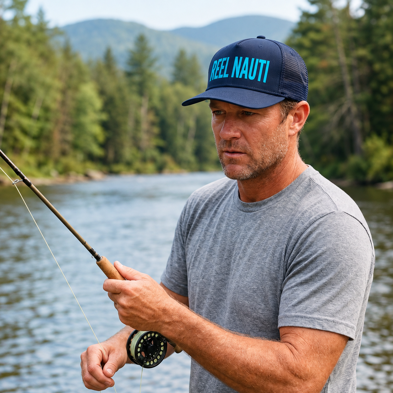 Reel Nauti Nautical Boating Hat Reel Nauti nautical boating hat