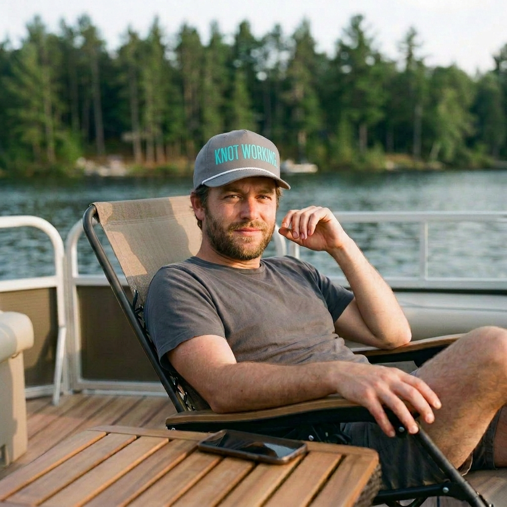 The Cottager Dad Cap The Cottager dad cap lifestyle photo